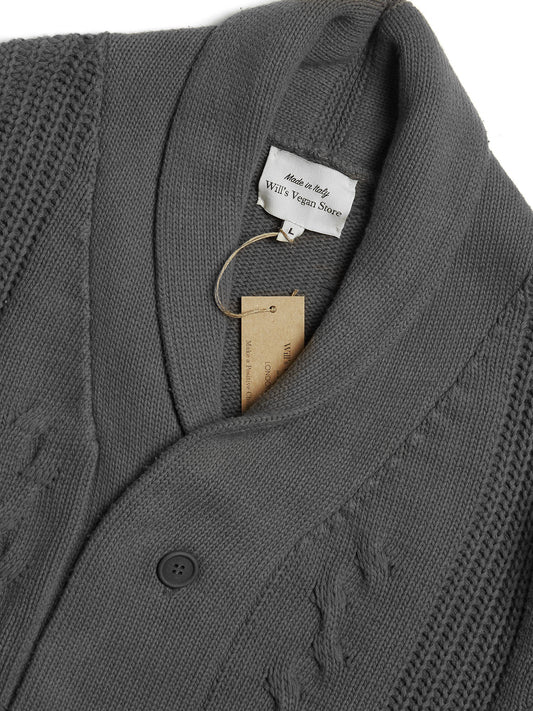 Grof gebreid vest met knopen | Vegan Knitwear