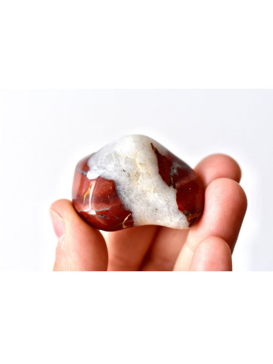 Open Heart Apothecary Red Jasper Palm Stones Natural Grounding Crystals | Spiritual