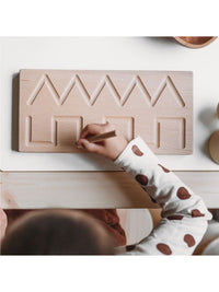 The Little Coach House PreWriting Board Montessori Learning Resource