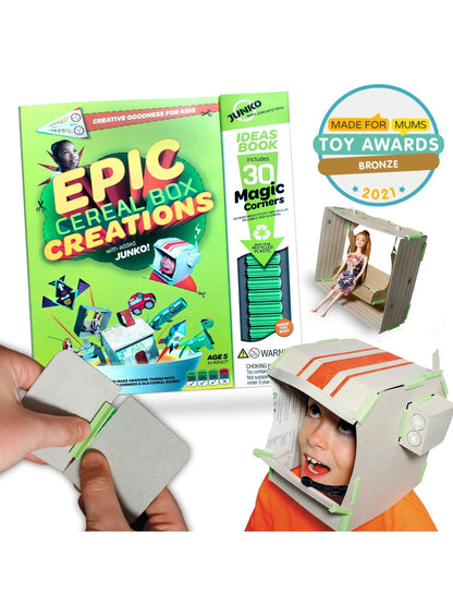 JUNKO Epic Cereal Box Creations Book