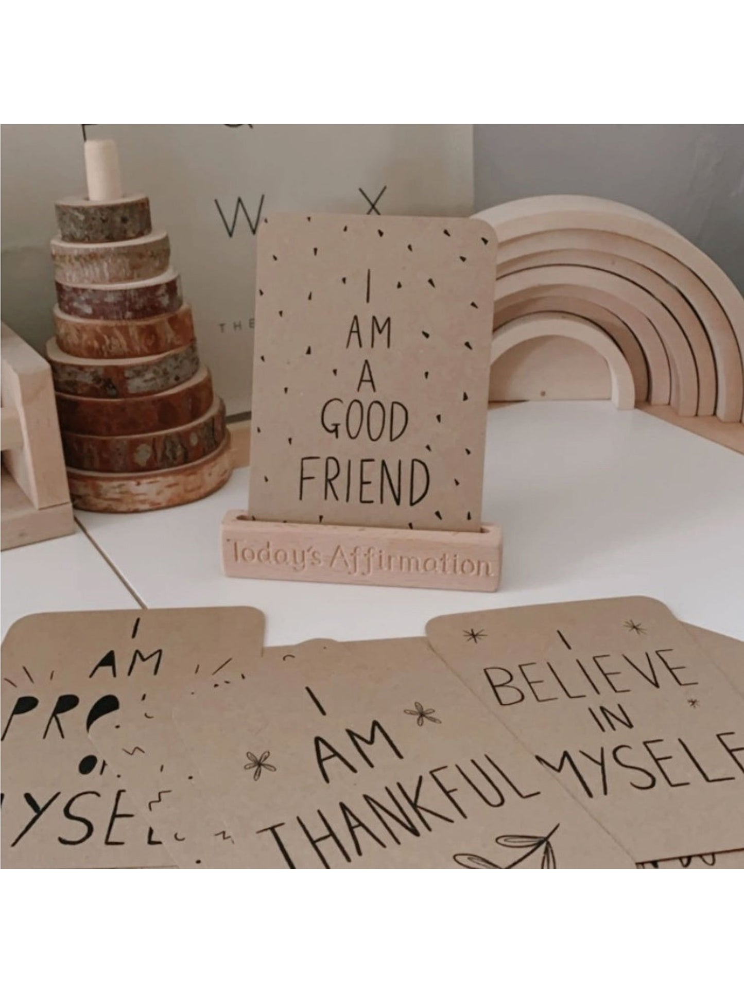 The Little Coach House Affirmation Flashcard Stand