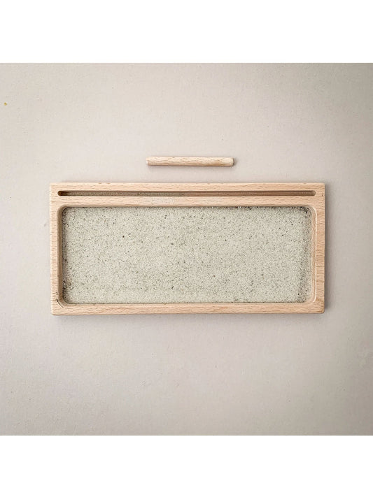 The Little Coach House Sand Writing Tray Montessori Learning Resource