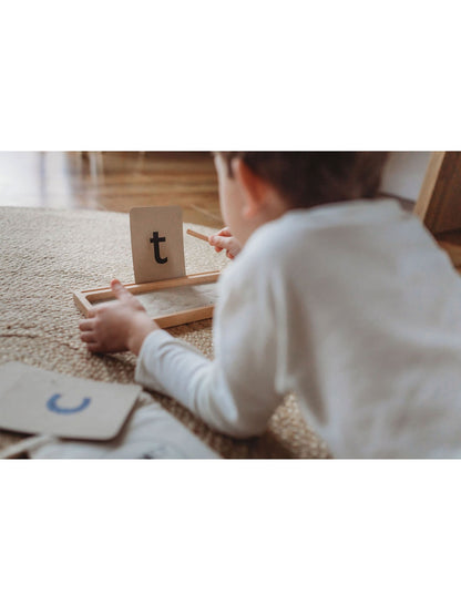 The Little Coach House Sand Writing Tray Montessori Learning Resource