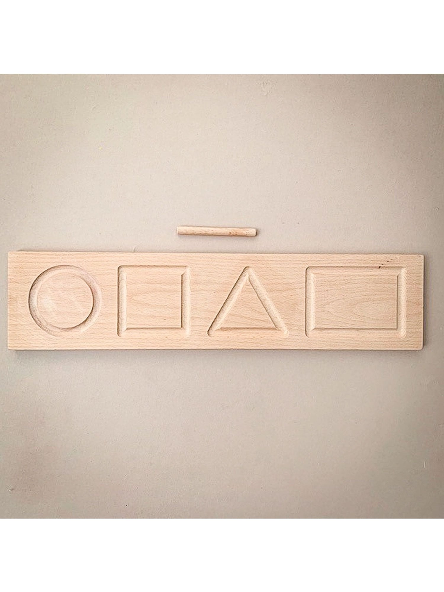 The Little Coach House Shape Board Montessori Learning Resource