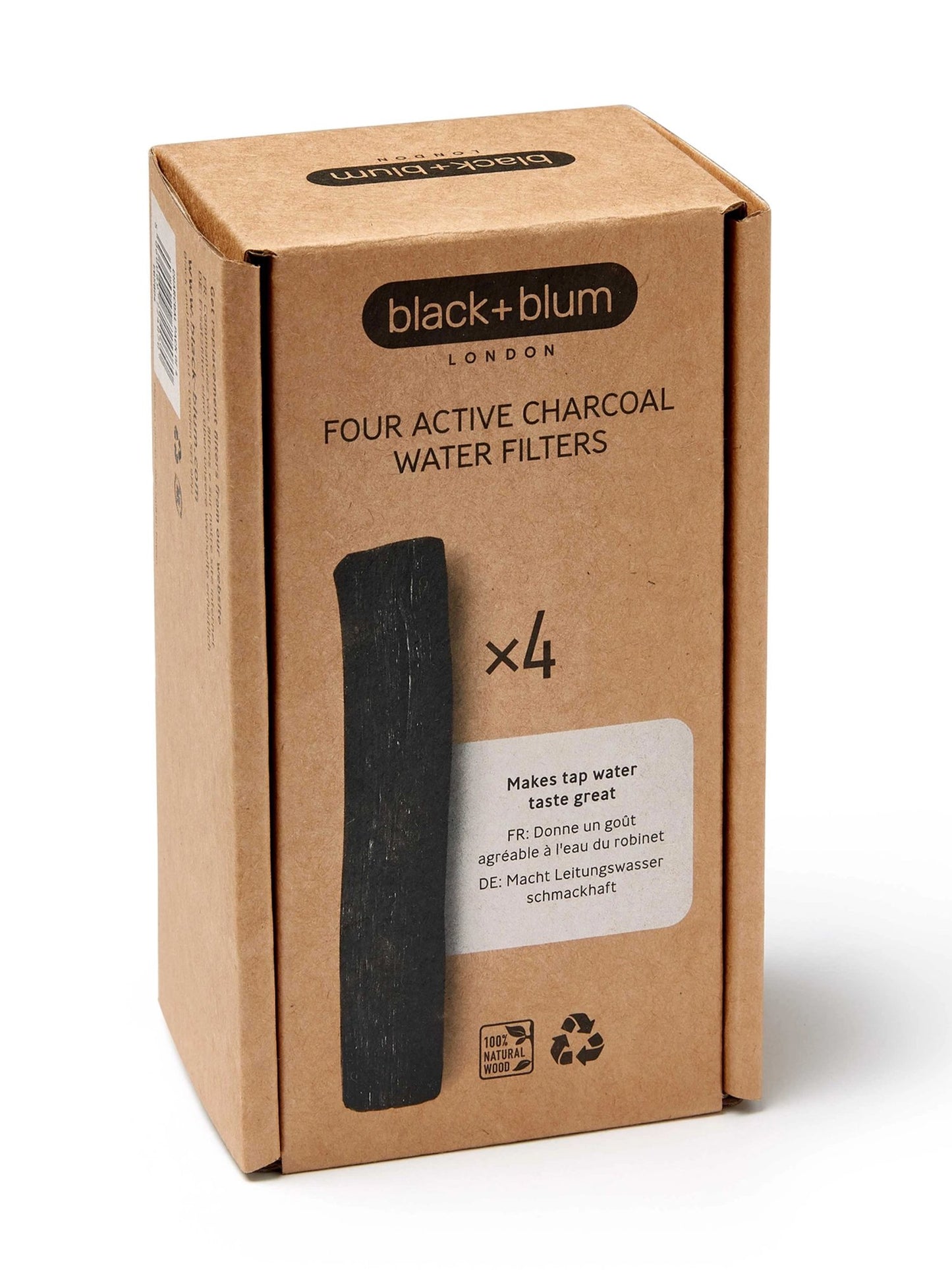 Black and Blum Binchotan Charcoal Water Filter Pack Of 4
