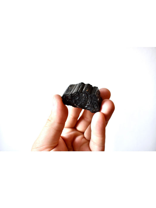 Open Heart Apothecary Black Tourmaline Stones, Raw Protection Crystals, Feng Shui | Spiritual