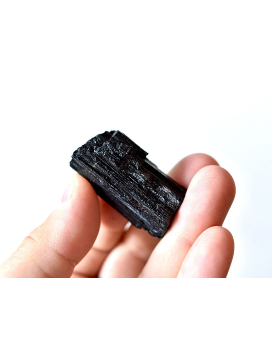 Open Heart Apothecary Black Tourmaline Stones, Raw Protection Crystals, Feng Shui | Spiritual