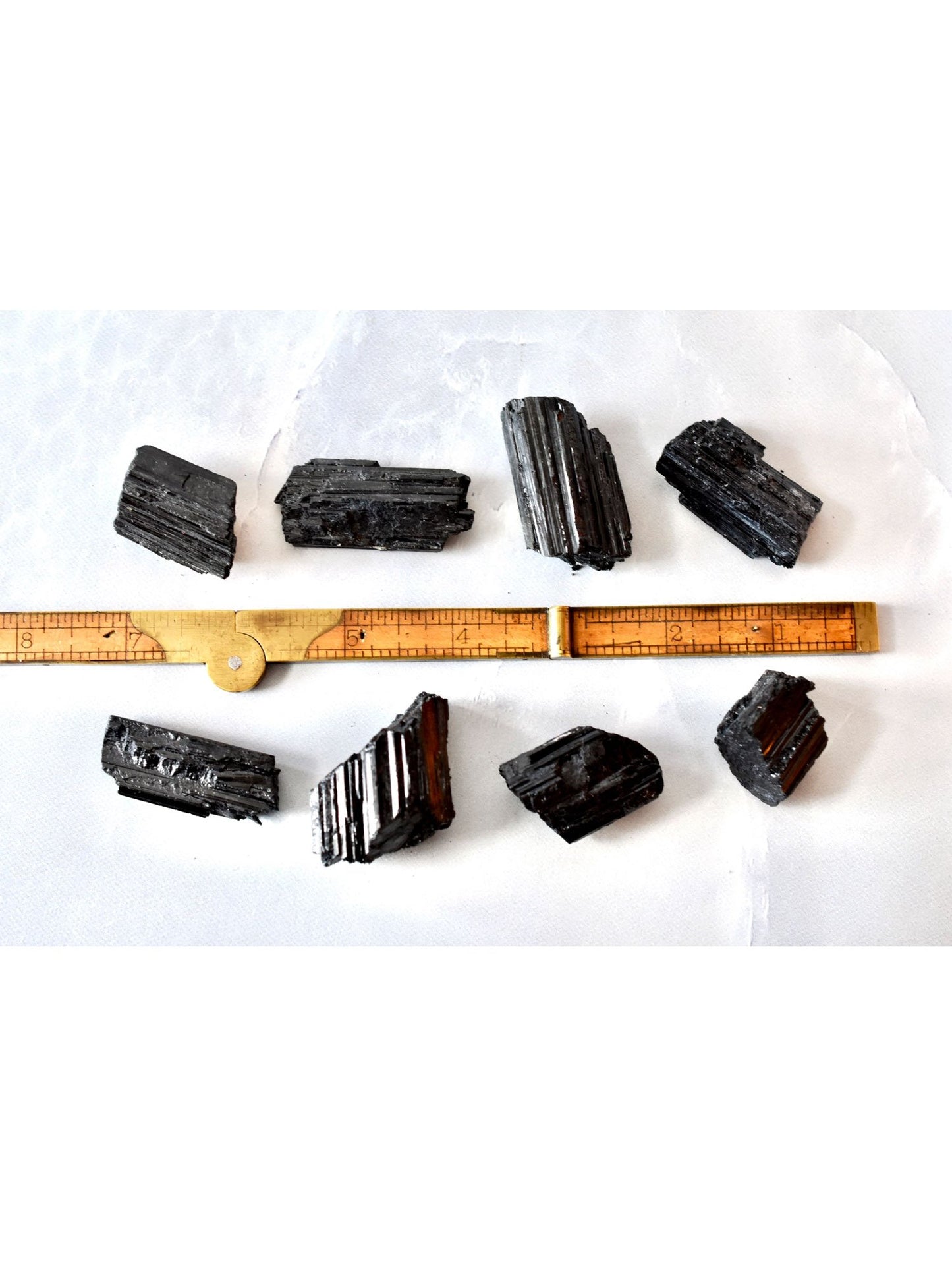 Open Heart Apothecary Black Tourmaline Stones, Raw Protection Crystals, Feng Shui