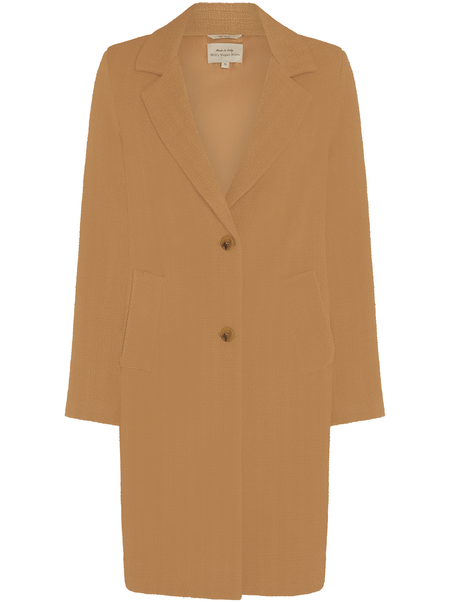 Structured Vegan Wool Coat