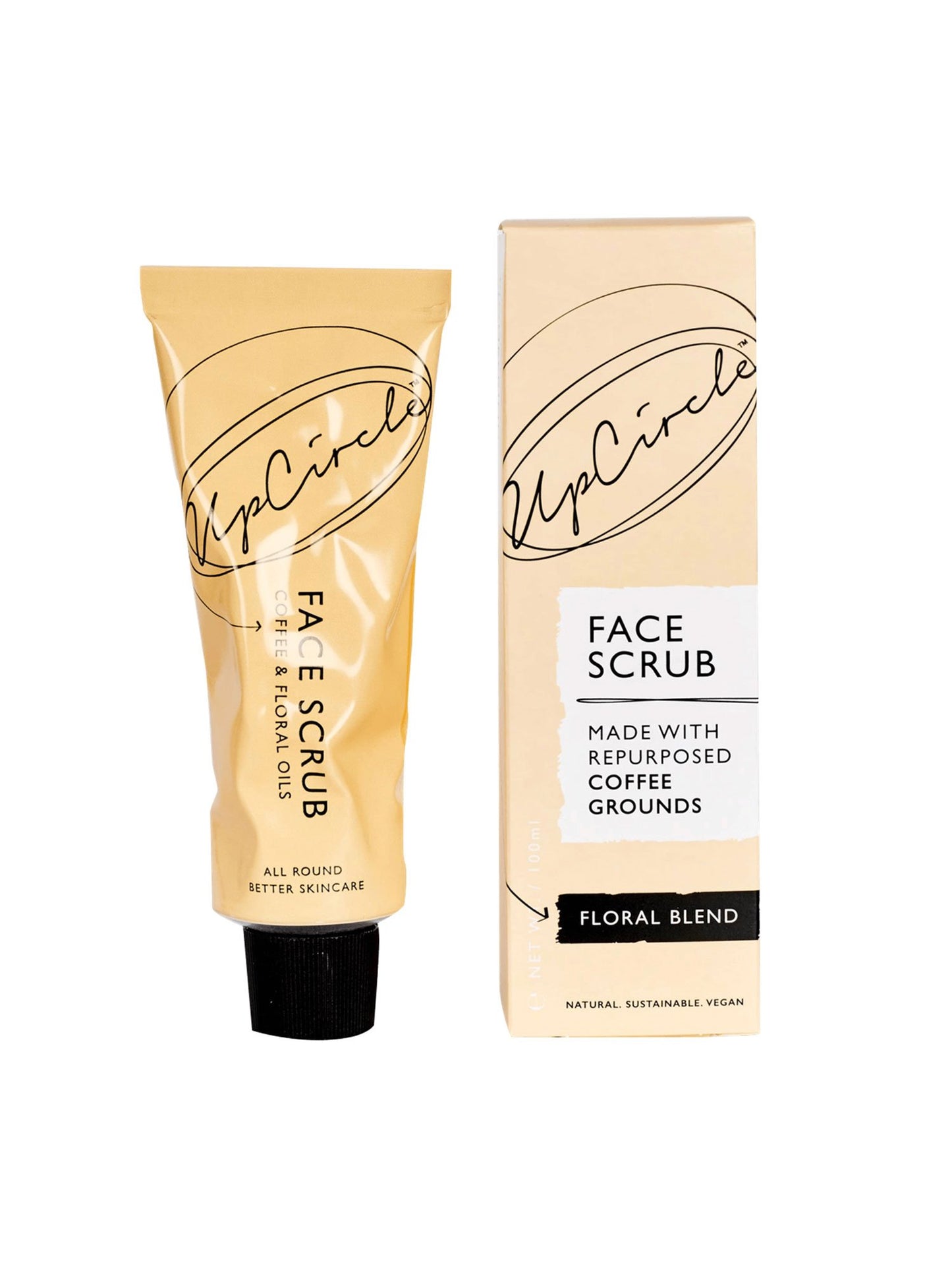 UpCircle Coffee Face Scrub Floral Blend