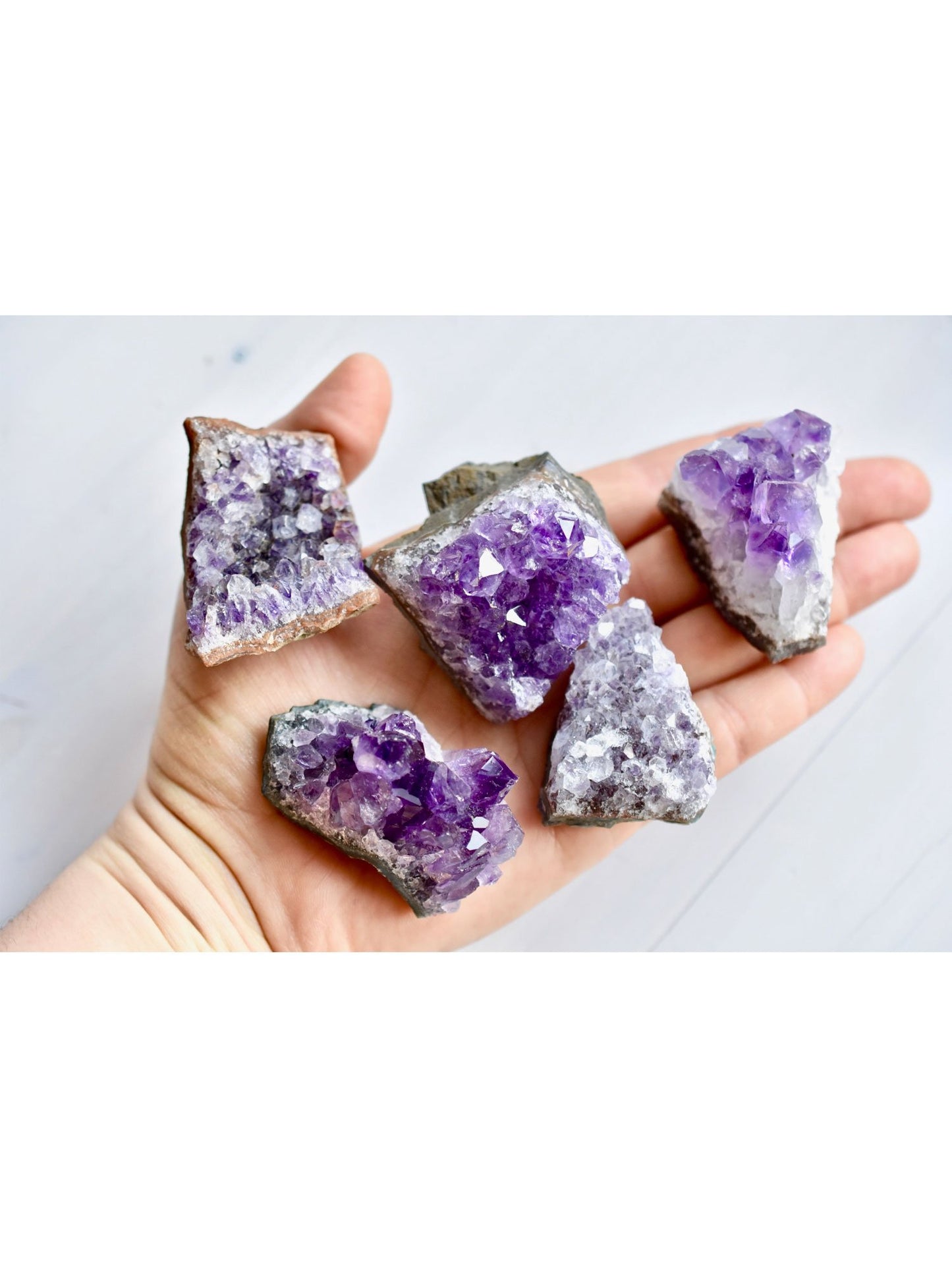 Open Heart Apothecary Mini Amethyst Geodes Grade A