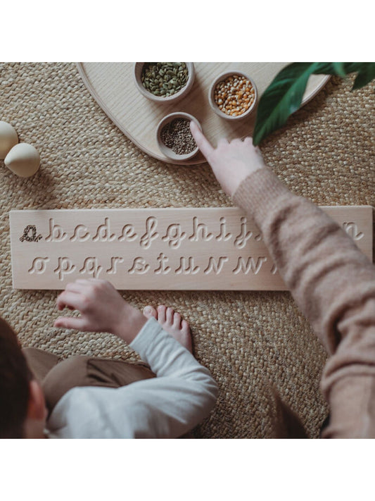 The Little Coach House Cursive Alphabet Board | 