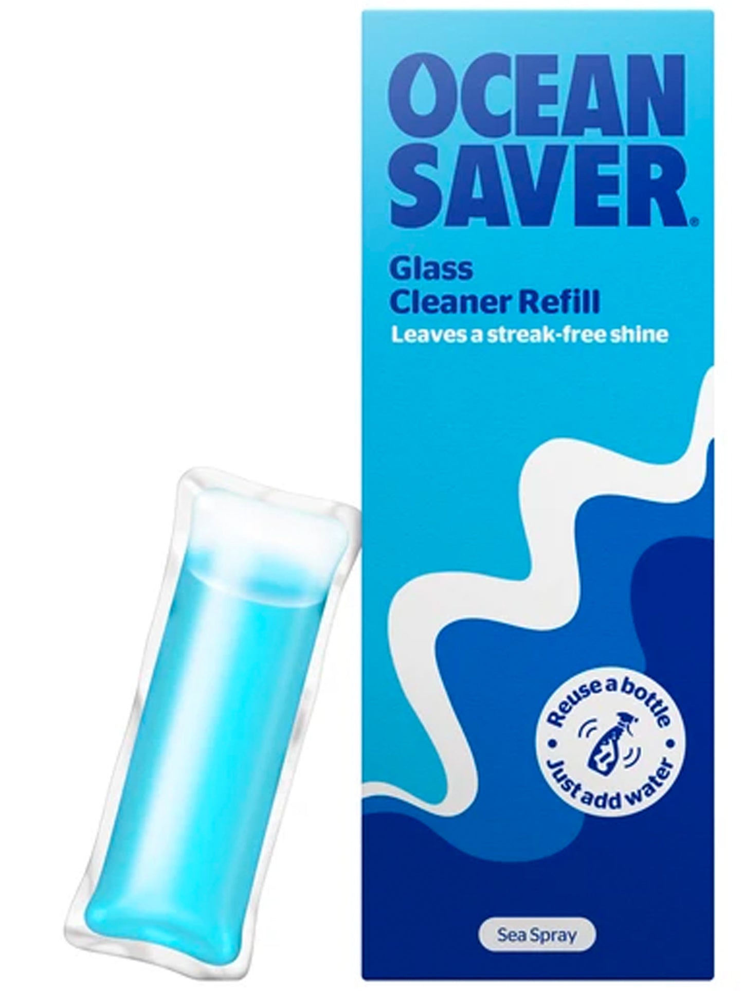OceanSaver Refill Drops Glass Cleaner Sea Spray | Will's Vegan Store