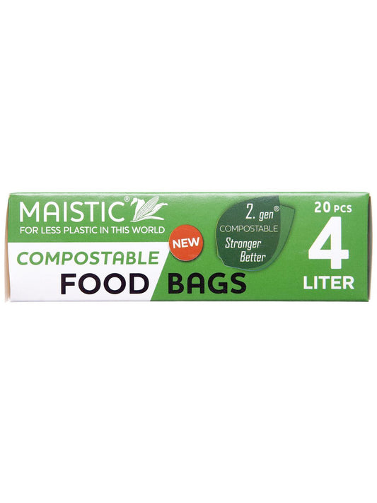 Maistic Gen 2 Compostable Food Bag 4L 20 Pack | Will's Vegan Store