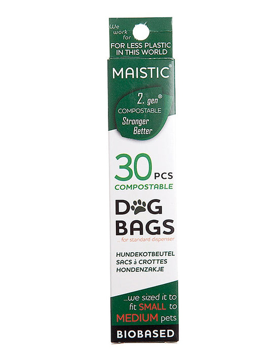 Maistic Gen 2 Compostable Dog Bag Small To Medium 30 Pack | Will's Vegan Store