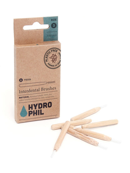 Hydrophil Interdental Sticks 6 Pack Size 3 0.60MM | Will's Vegan Store