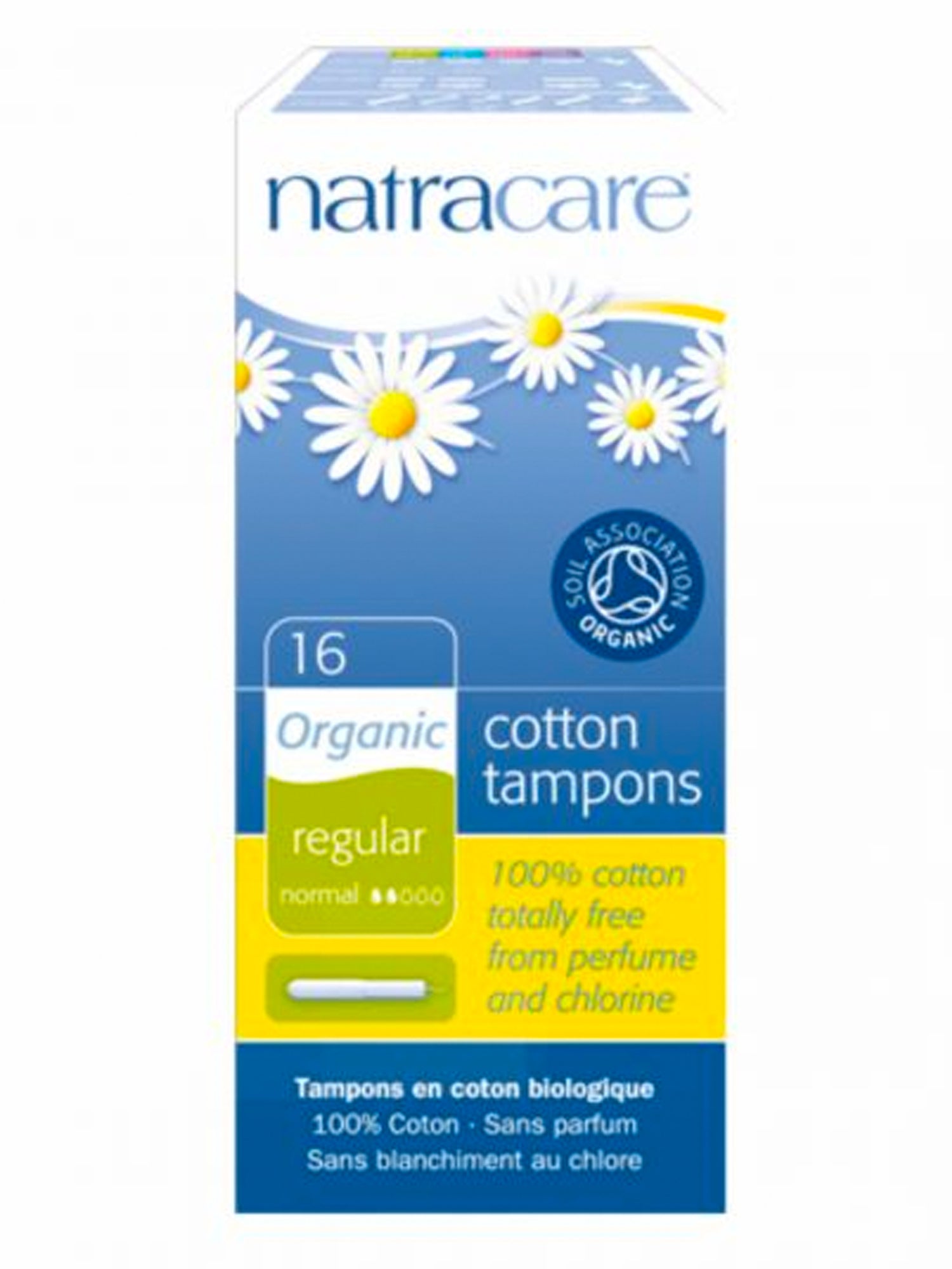 Natracare Organic Tampons (applicator) Regular 16 Pack | Will's Vegan Store