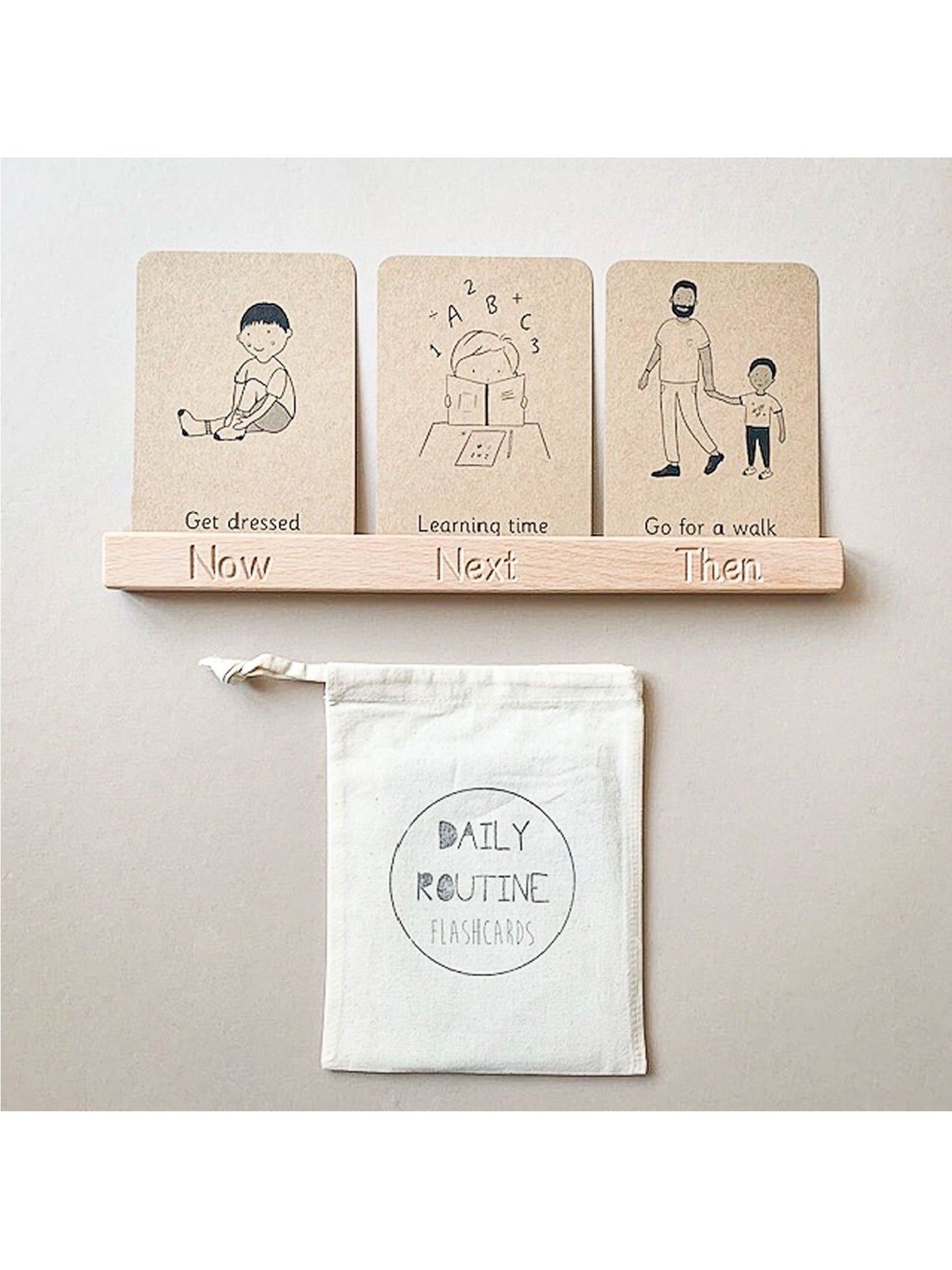 The Little Coach House Daily Routine Flashcard Stand