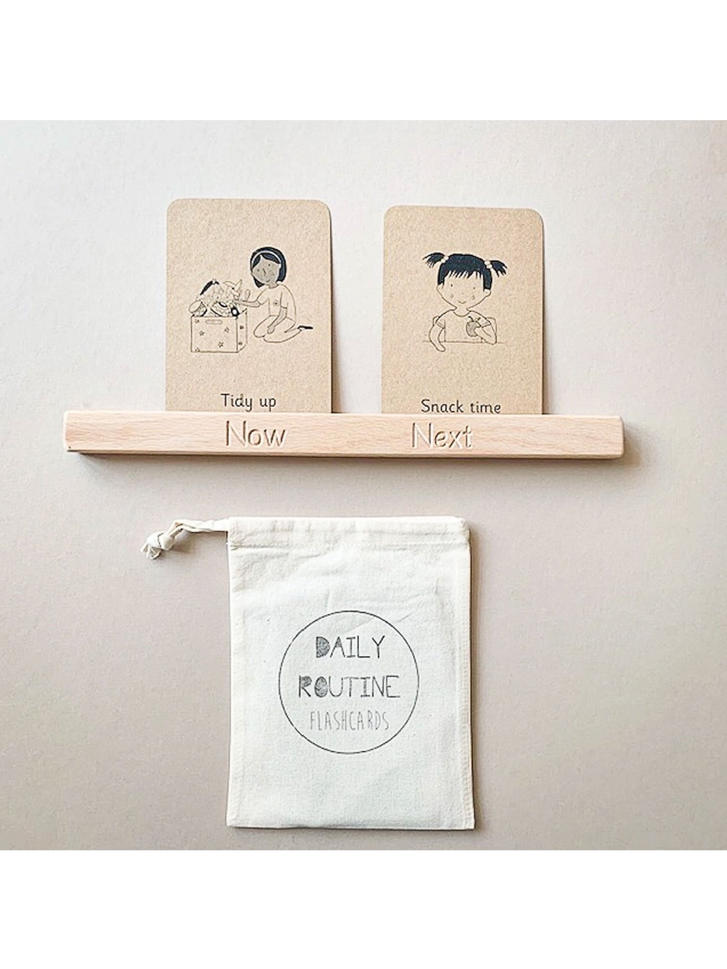 The Little Coach House Daily Routine Flashcard Stand