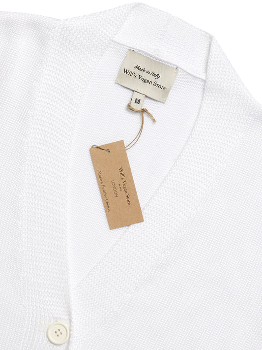 Gebreid vest met knopen  | Vegan Knitwear
