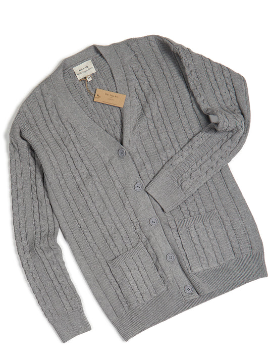 Grof gebreid vest met knopen  | Vegan Knitwear