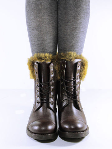 Aviator Boots Long Brown Leather Boots Womens Vegan Women's