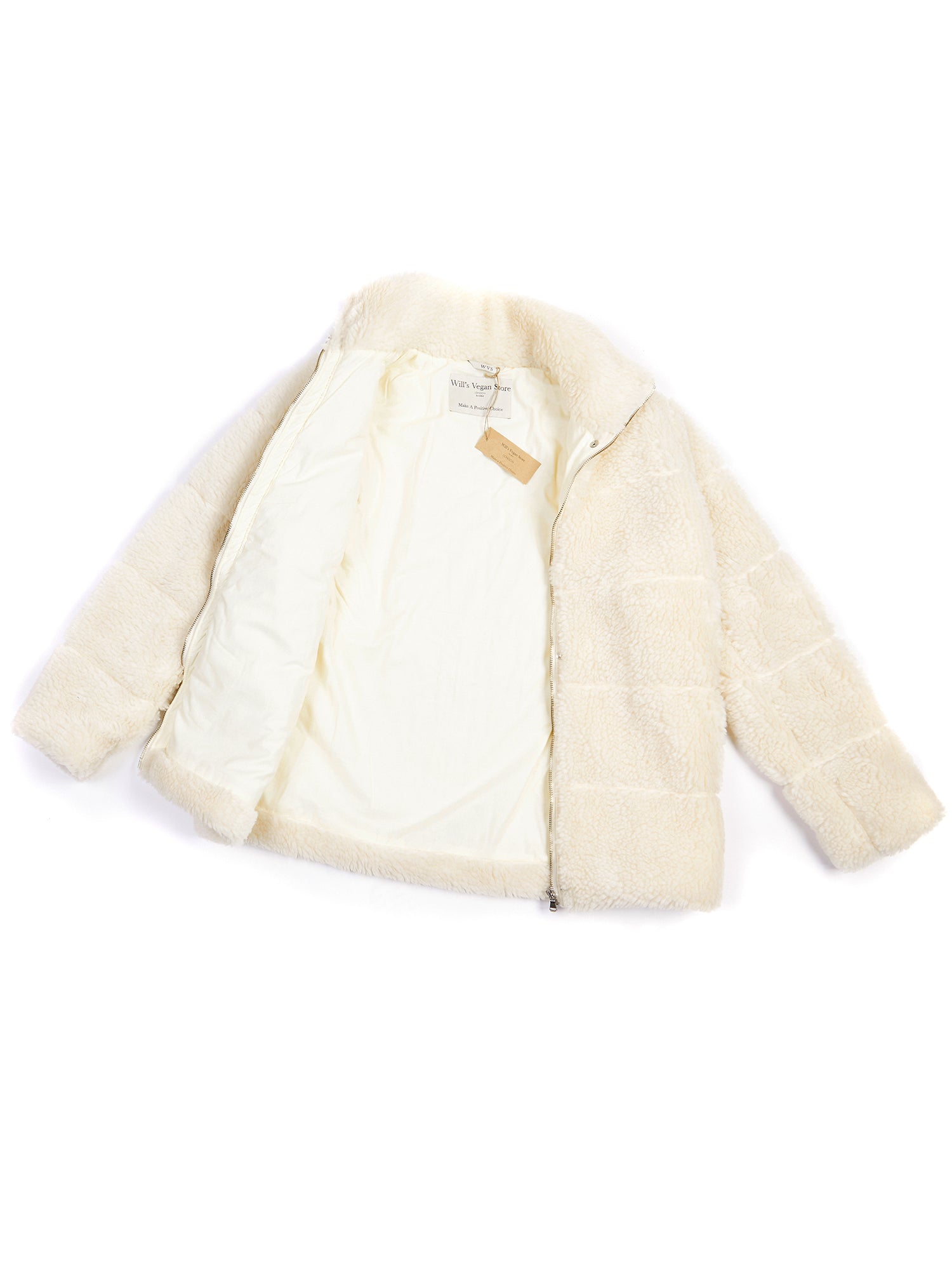 Gerecycled teddy pufferjack