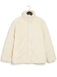 Gerecycled teddy pufferjack