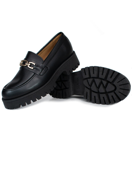 Loafers met trackzool  | Veganistische damesschoenen