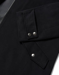 Jas met capuchon van veganistische wol