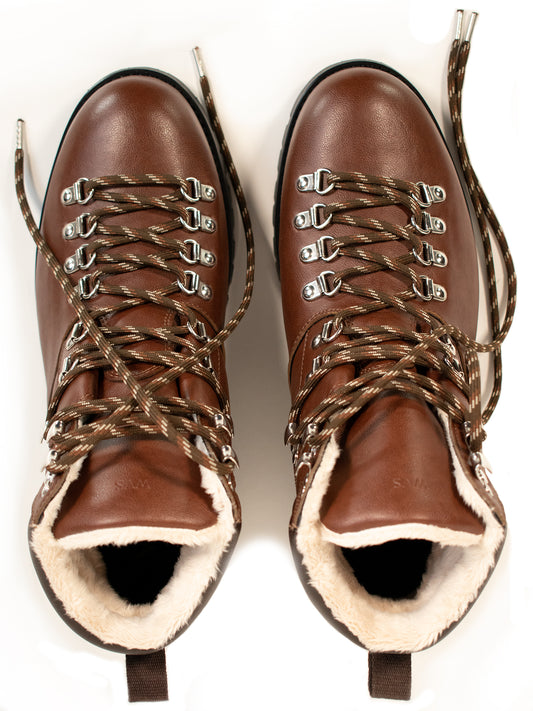 WVSport geïsoleerde waterdichte Alpine Trail-wandelschoenen | Veganistische herenschoenen