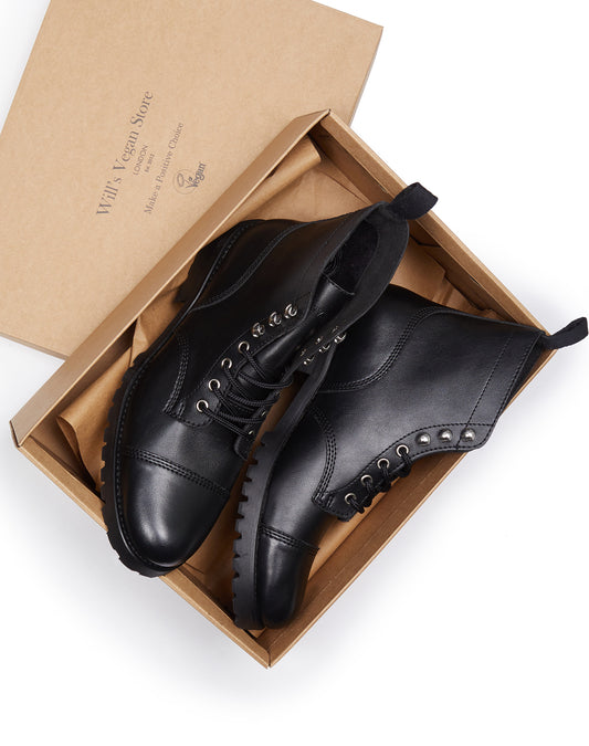 Wide Fit Work Boots | Vegan Boots