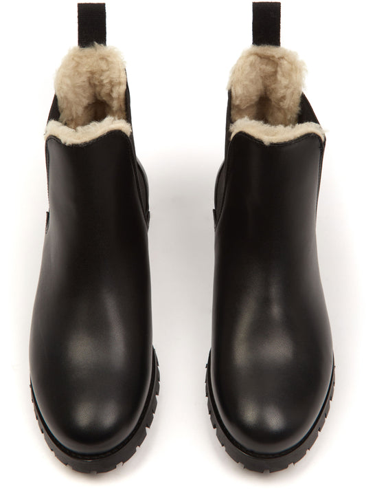 Luxe Insulated Deep Tread Chelsea Boots | Vegan Winter Boots