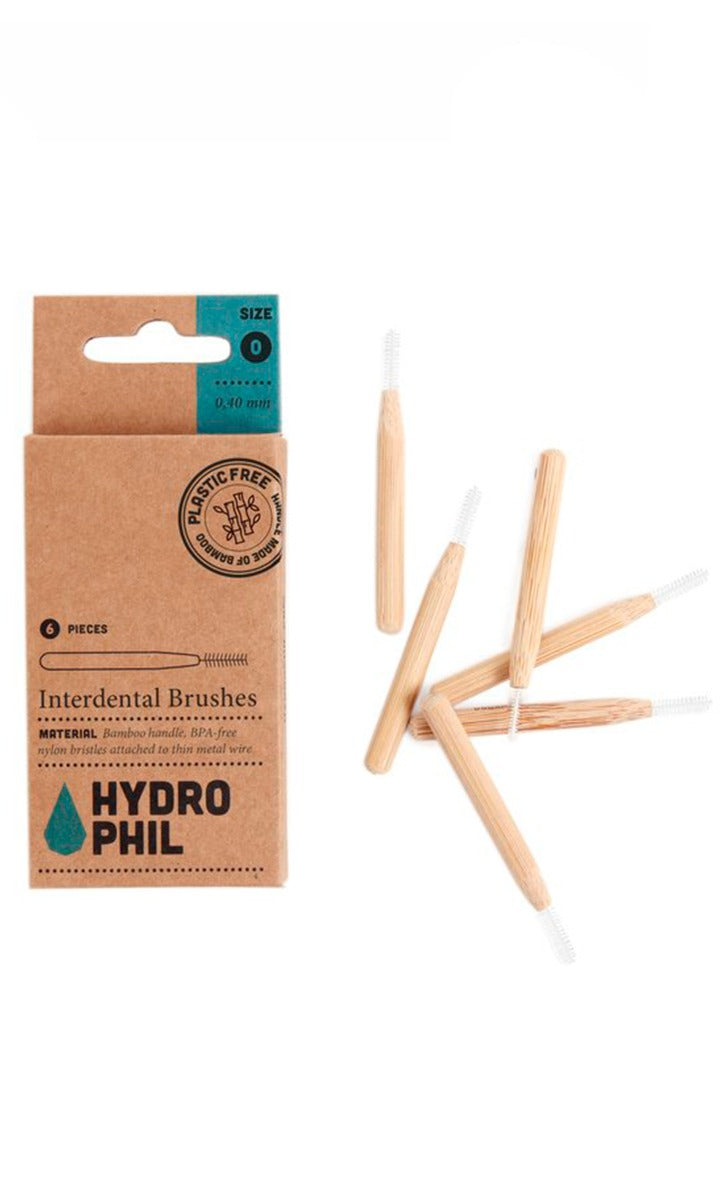 Hydrophil Interdental Sticks 6 Pack Size 0 0.40MM | Will's Vegan Store