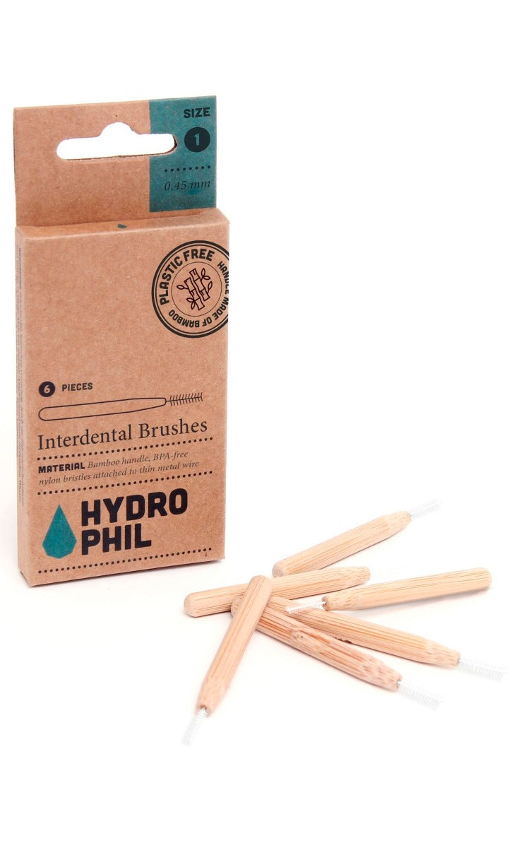 Hydrophil Interdental Sticks 6 Pack Size 1 0.45MM | Will's Vegan Store