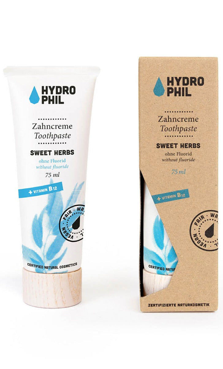 Hydrophil Toothpaste Sweet Herb Without Flouride | Will's Vegan Store