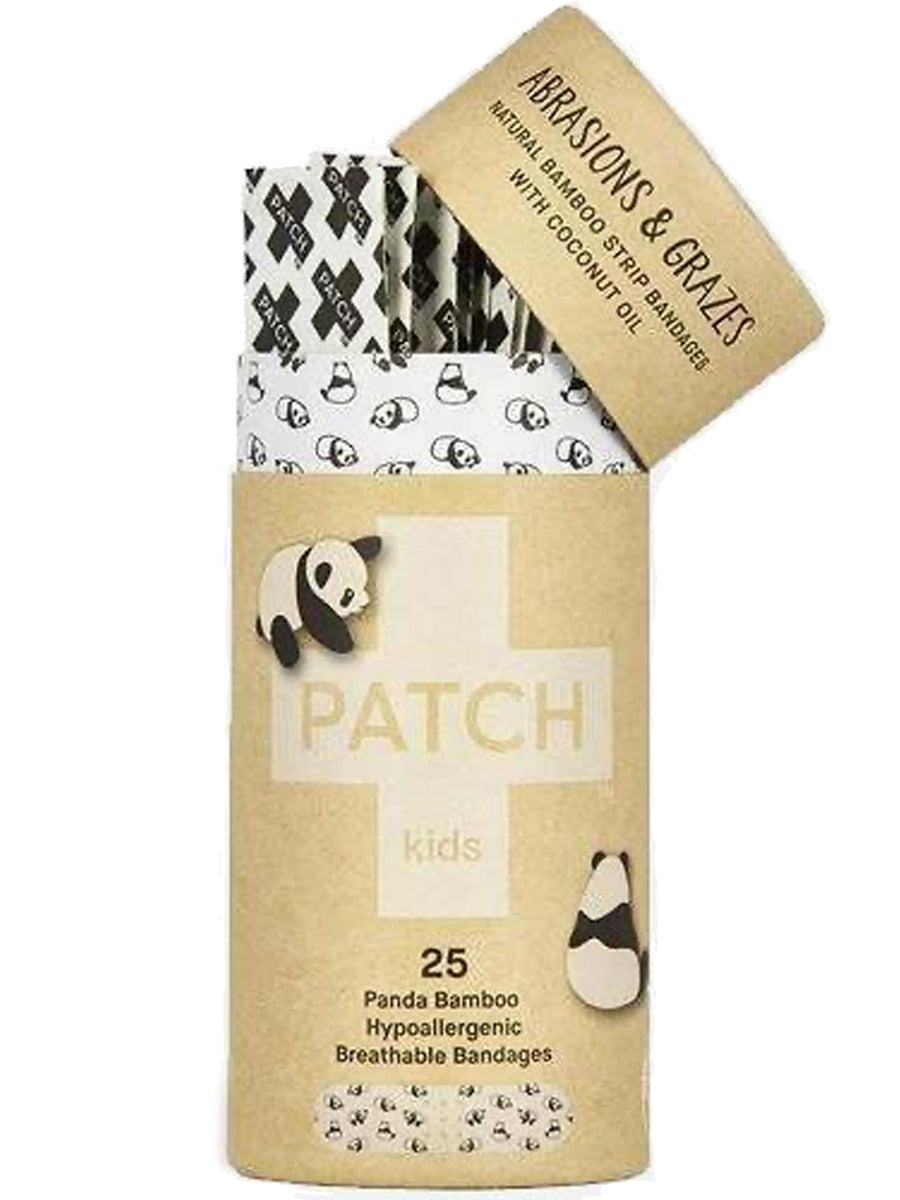 Patch Organic Biodegradable Bamboo Plasters 25 Pack For Kids | Will's Vegan Store