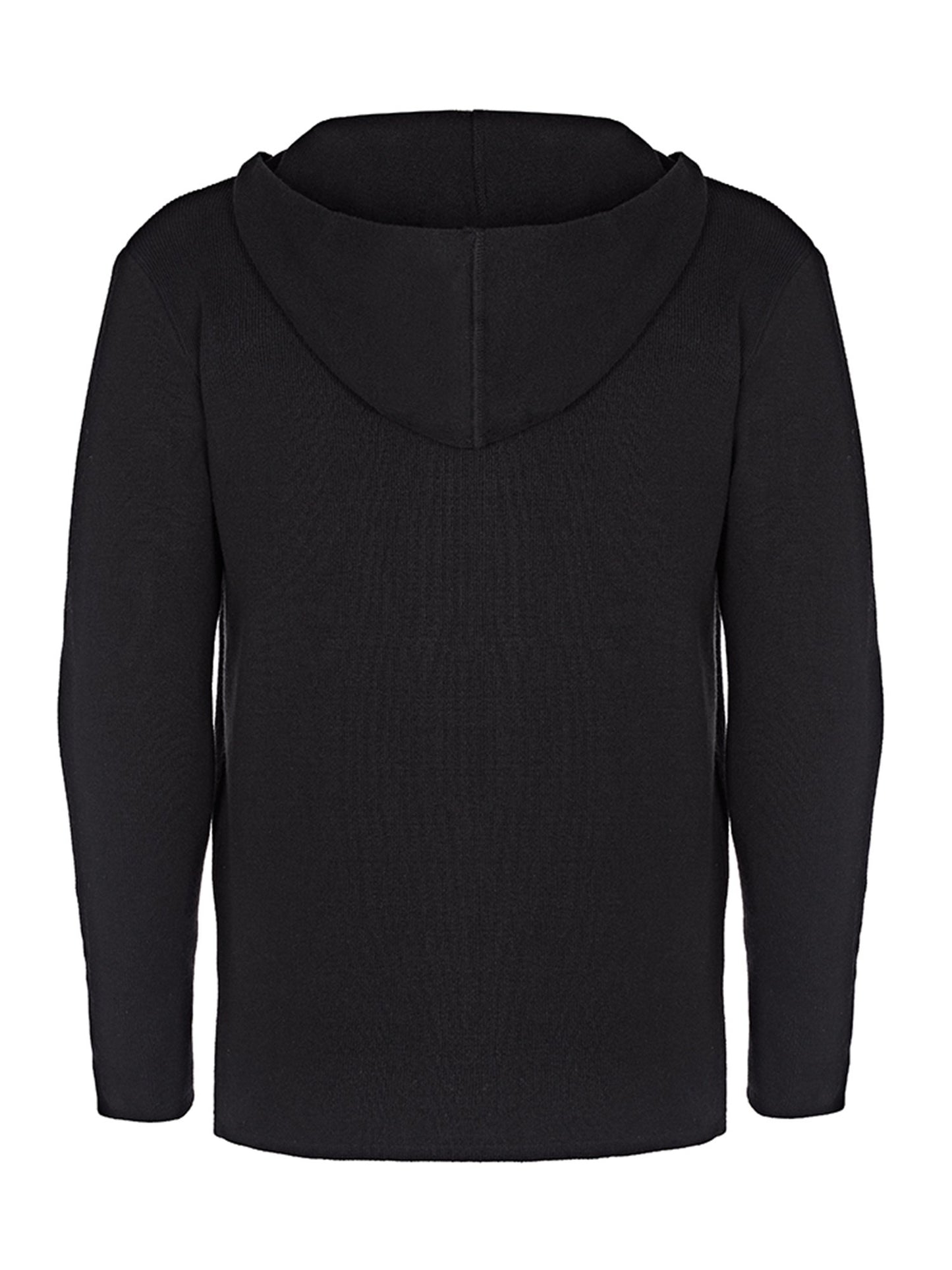 Vegan Men's Recycled Zip Up Knit Hoodie | Will's Vegan Store