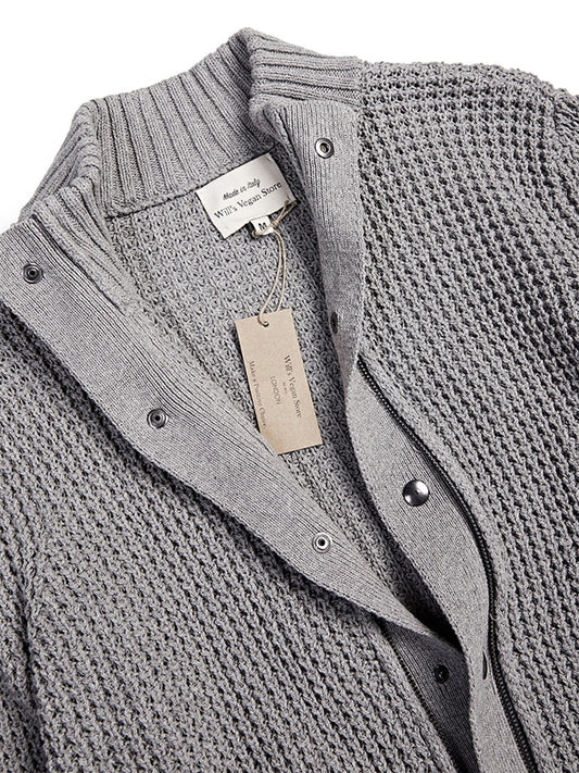 Gerecycled wafelvest  | Vegan Knitwear