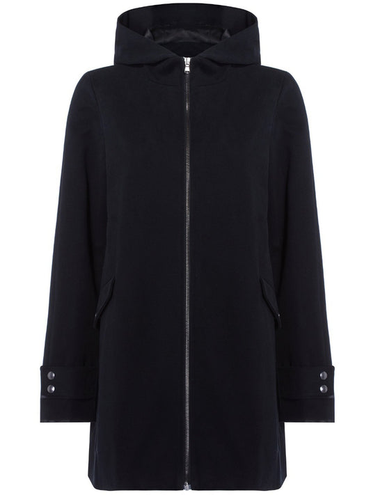 Jas met capuchon van veganistische wol  | Vegan Coats & Jackets