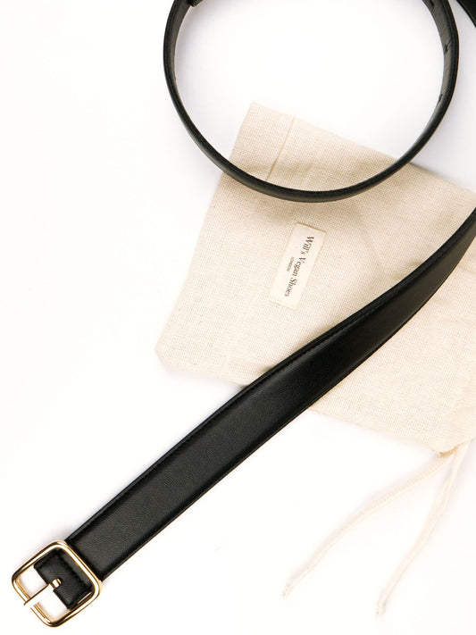 Geometrische riem van 3 cm  | Veganistische damesriemen