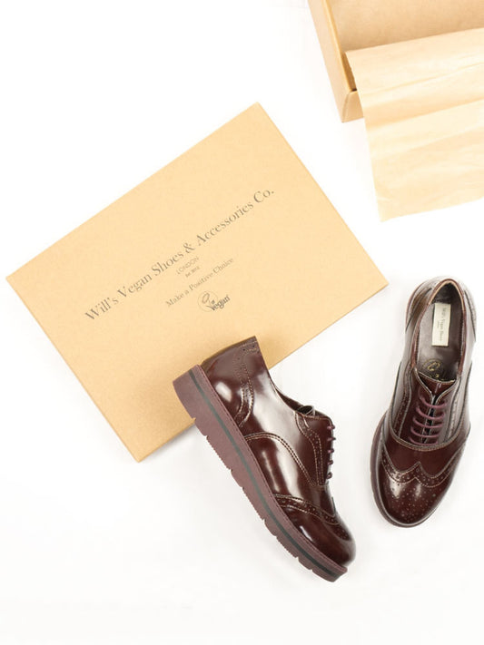 Flatform Brogues | Vegan Shoes