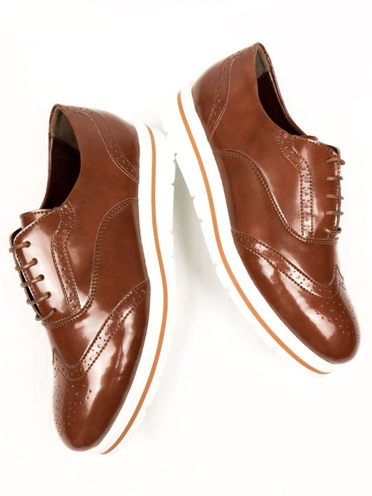 Flatform Brogues | Vegan Shoes