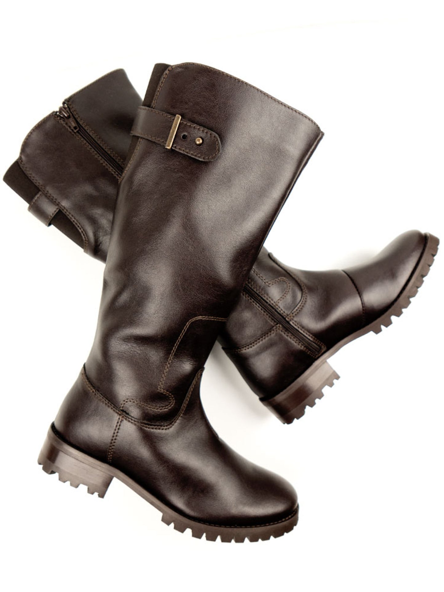 Vegan Women's Deep Tread Knee Length Boots | Will's Vegan Store