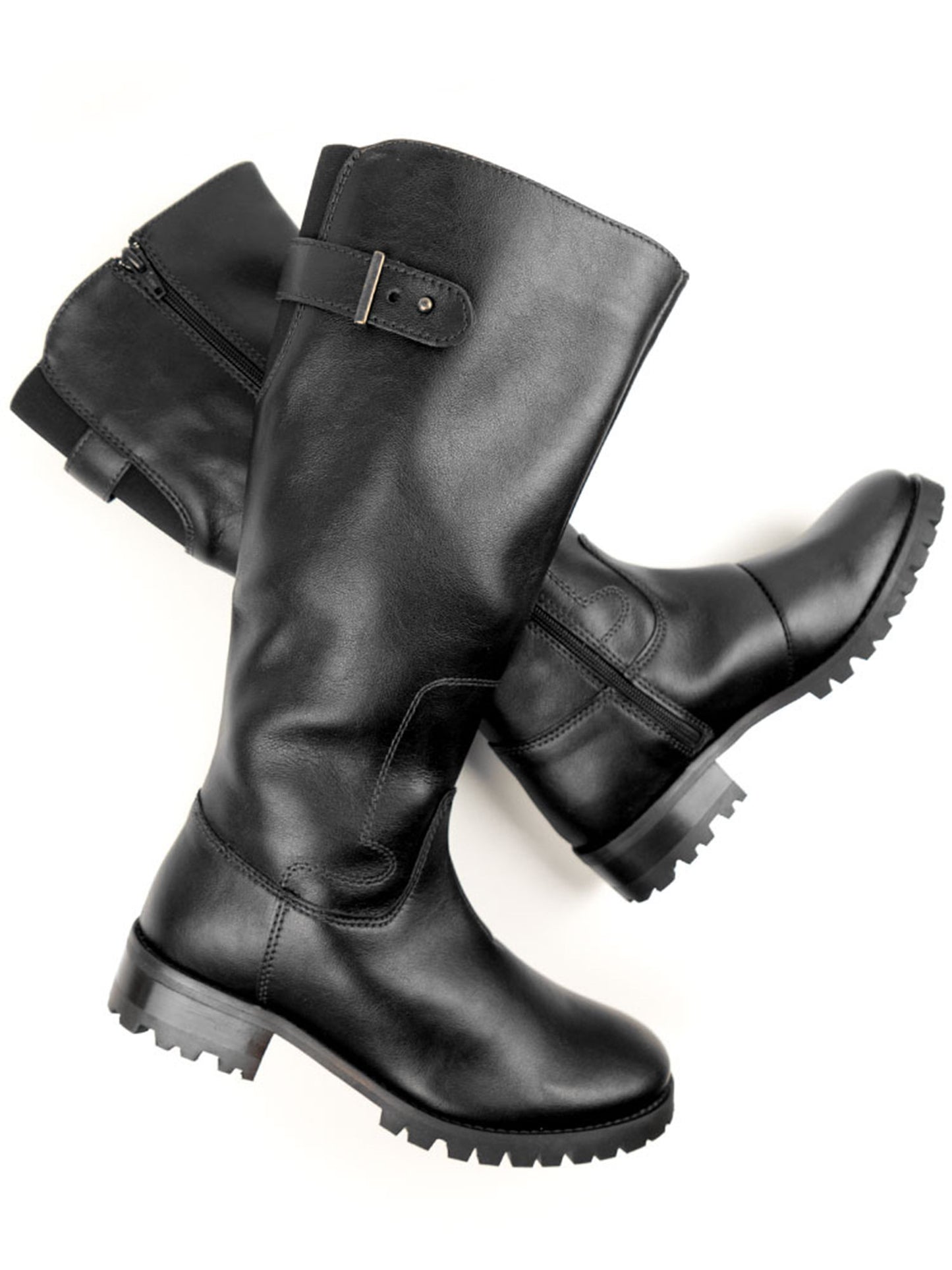 Vegan Women's Deep Tread Knee Length Boots | Will's Vegan Store