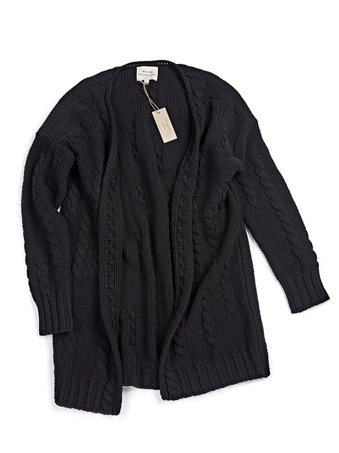 Vegan Women's Recycled Chunky Knit Cardigan | Will's Vegan Store