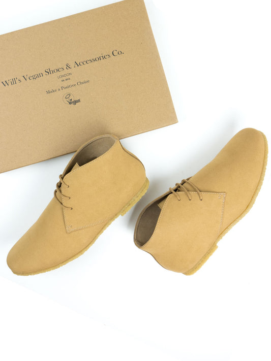 Crepe Sole Desert Boots | Vegan Men's Shoes