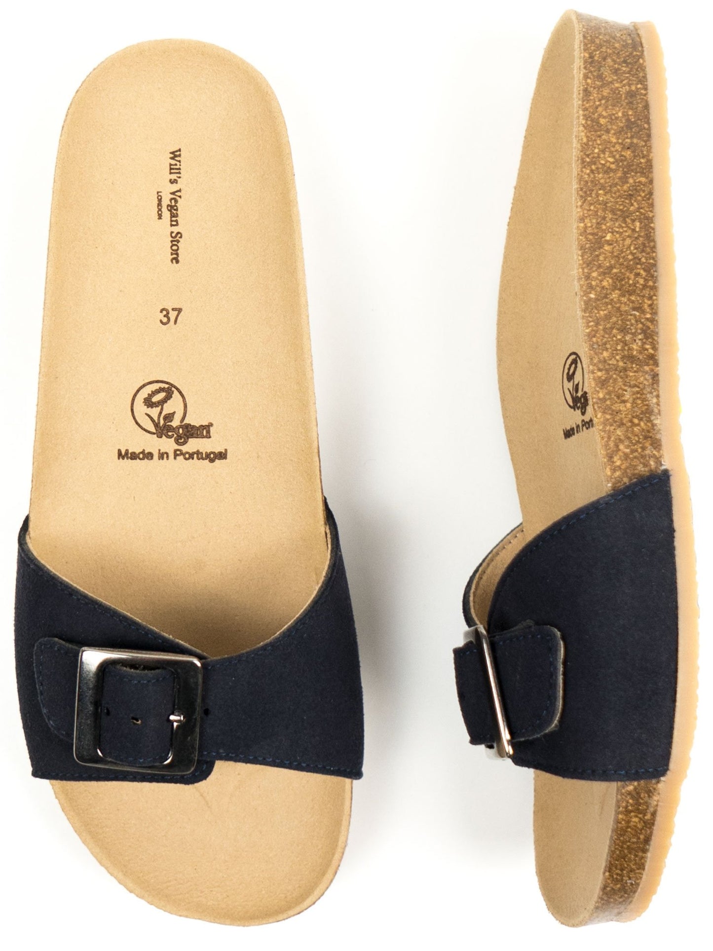 Vegan Women's Single Strap Footbed Sandals | Will's Vegan Store