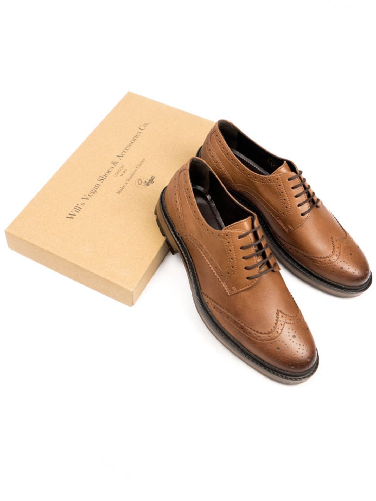 Vegan Men's Continental Brogues | Will's Vegan Store