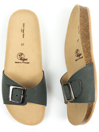 Vegan Women's Single Strap Footbed Sandals | Will's Vegan Store